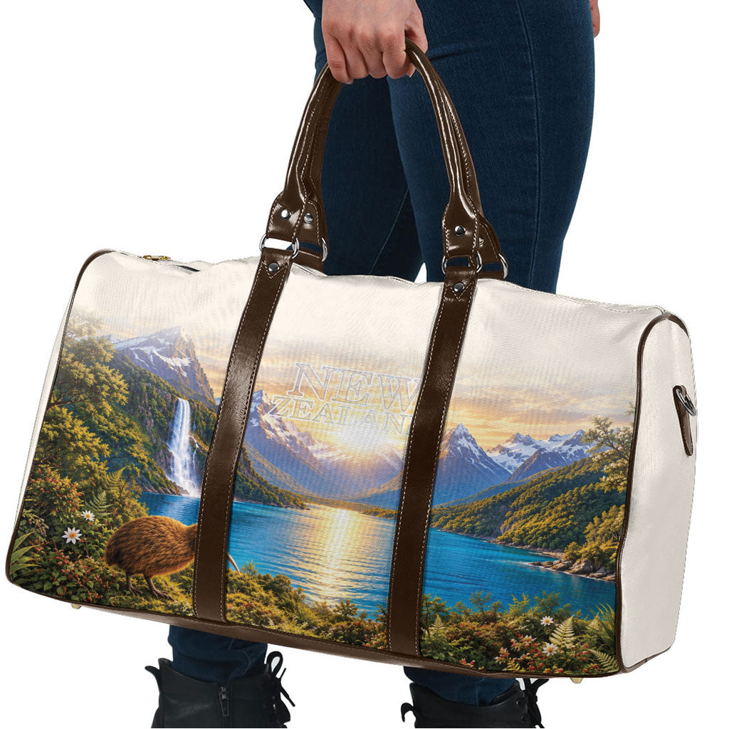 New Zealand Flag Travel Bag Scenic Nature