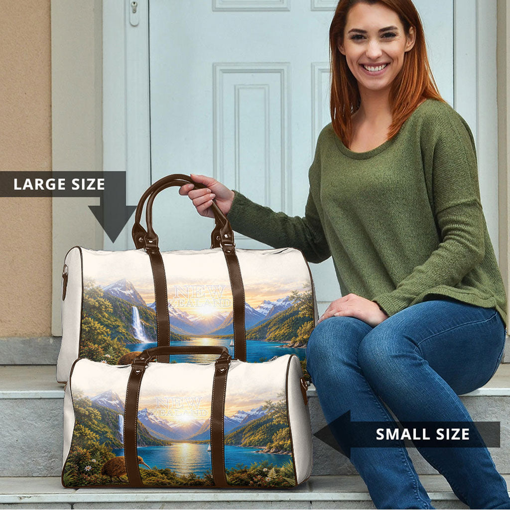 New Zealand Flag Travel Bag Scenic Nature