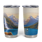 New Zealand Flag Tumbler Cup Scenic Nature