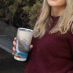 New Zealand Flag Tumbler Cup Scenic Nature
