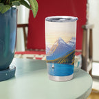 New Zealand Flag Tumbler Cup Scenic Nature