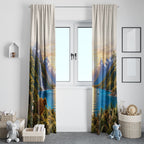 New Zealand Flag Window Curtain Scenic Nature