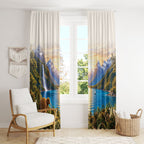 New Zealand Flag Window Curtain Scenic Nature