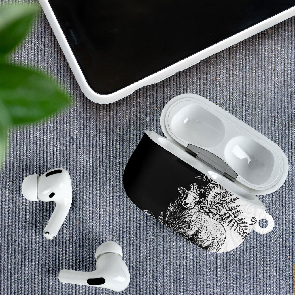 New Zealand Aotearoa Hipi AirPods Case Maori Pattern