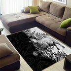 New Zealand Aotearoa Hipi Area Rug Maori Pattern