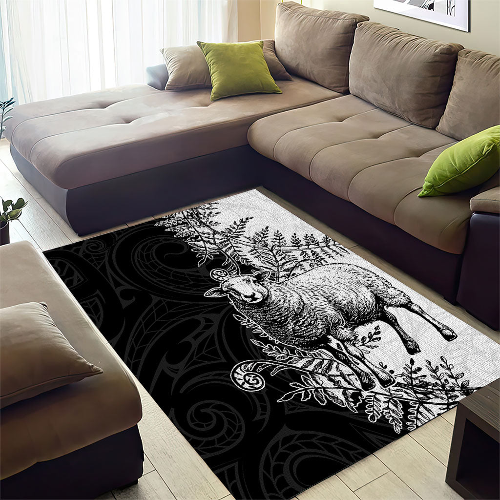 New Zealand Aotearoa Hipi Area Rug Maori Pattern