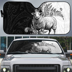 New Zealand Aotearoa Hipi Auto Sun Shade Maori Pattern