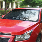 New Zealand Aotearoa Hipi Auto Sun Shade Maori Pattern