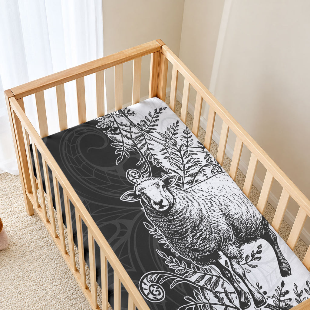 New Zealand Aotearoa Hipi Baby Bed Cover Maori Pattern