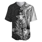 New Zealand Aotearoa Hipi Baseball Jersey Maori Pattern