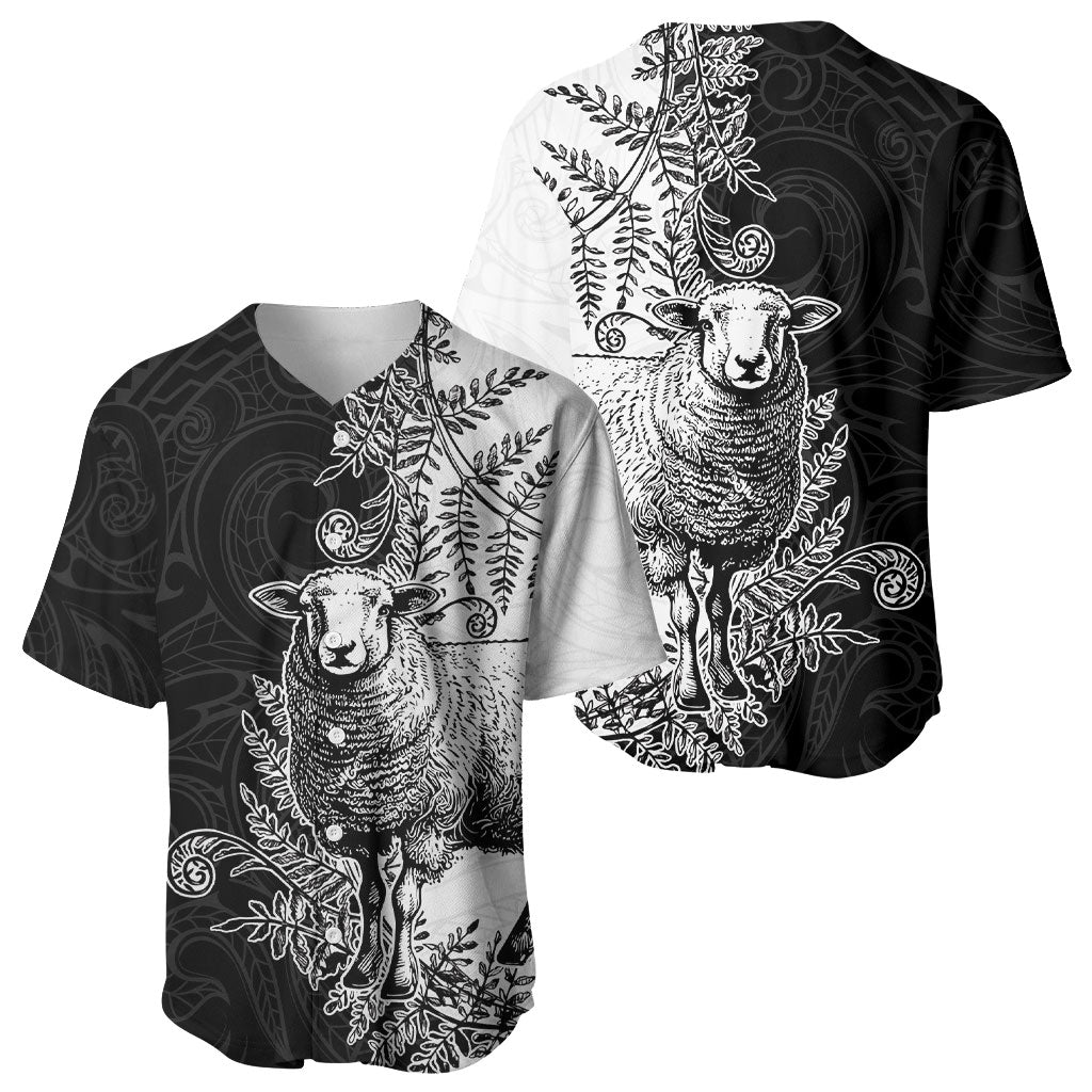 New Zealand Aotearoa Hipi Baseball Jersey Maori Pattern