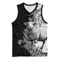 New Zealand Aotearoa Hipi Basketball Jersey Maori Pattern