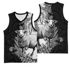 New Zealand Aotearoa Hipi Basketball Jersey Maori Pattern