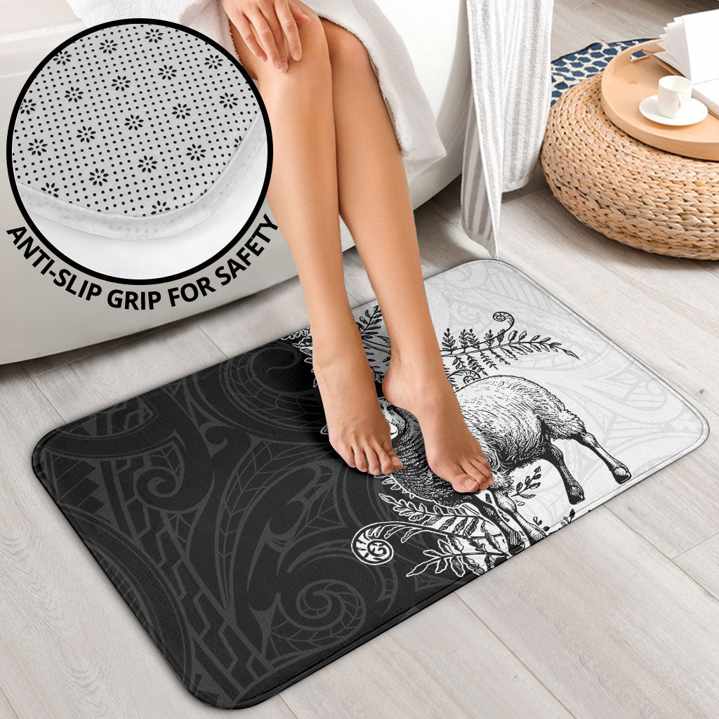 New Zealand Aotearoa Hipi Bathroom Set Maori Pattern