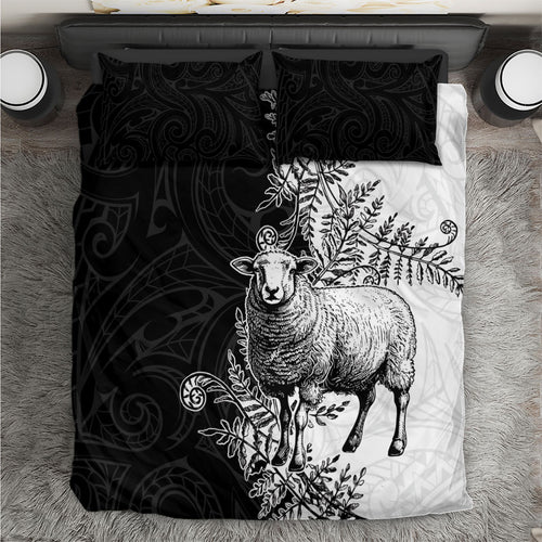 New Zealand Aotearoa Hipi Bedding Set Maori Pattern