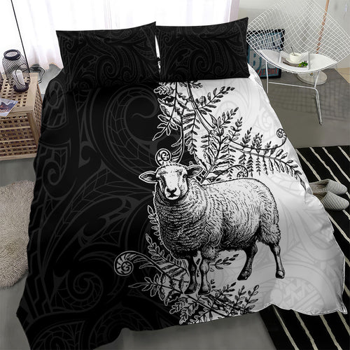New Zealand Aotearoa Hipi Bedding Set Maori Pattern