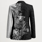New Zealand Aotearoa Hipi Blazer Maori Pattern