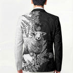 New Zealand Aotearoa Hipi Blazer Maori Pattern