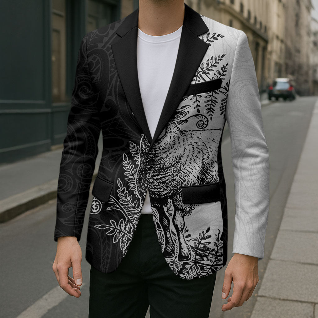 New Zealand Aotearoa Hipi Blazer Maori Pattern