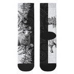 New Zealand Aotearoa Hipi Crew Socks Maori Pattern