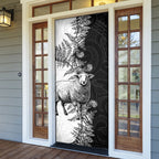 New Zealand Aotearoa Hipi Door Cover Maori Pattern