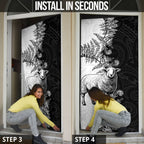 New Zealand Aotearoa Hipi Door Cover Maori Pattern