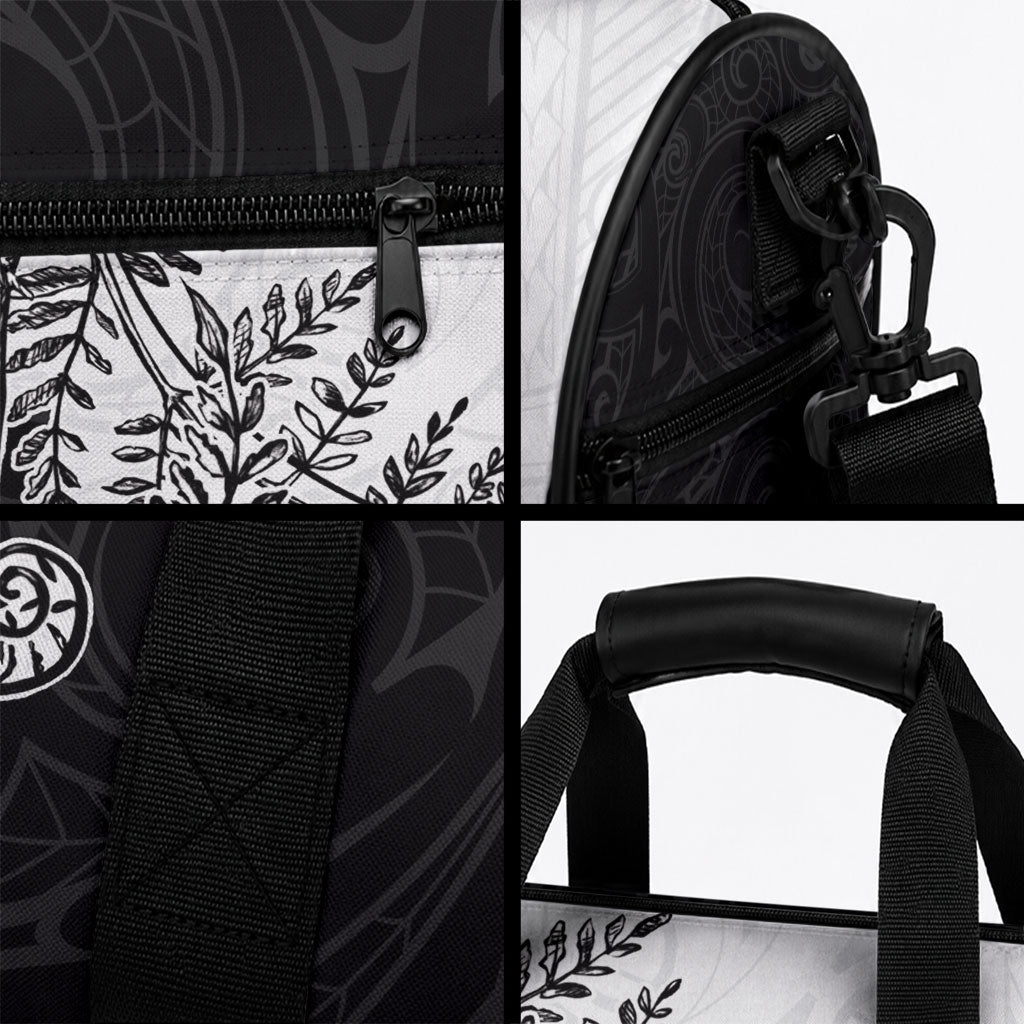 New Zealand Aotearoa Hipi Duffle Bag Maori Pattern