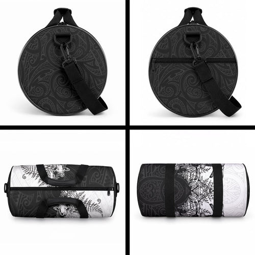 New Zealand Aotearoa Hipi Duffle Bag Maori Pattern