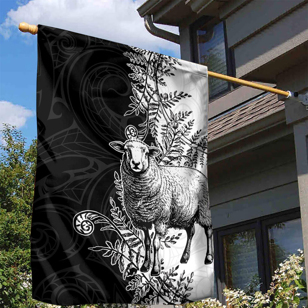New Zealand Aotearoa Hipi Garden Flag Maori Pattern
