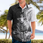 New Zealand Aotearoa Hipi Hawaiian Shirt Maori Pattern