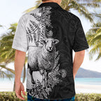 New Zealand Aotearoa Hipi Hawaiian Shirt Maori Pattern