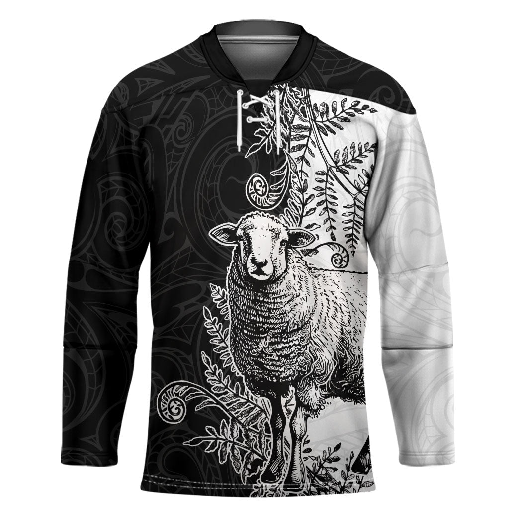 New Zealand Aotearoa Hipi Hockey Jersey Maori Pattern