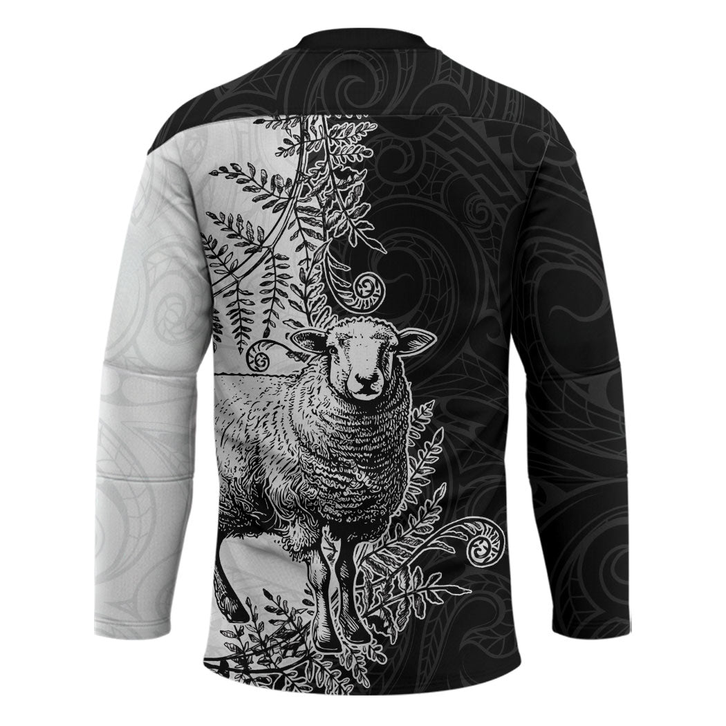 New Zealand Aotearoa Hipi Hockey Jersey Maori Pattern