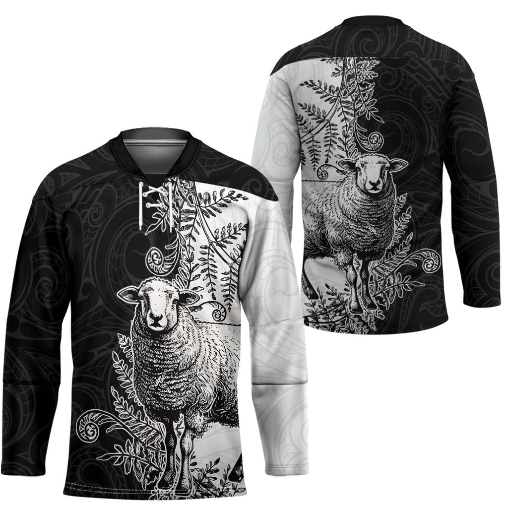 New Zealand Aotearoa Hipi Hockey Jersey Maori Pattern