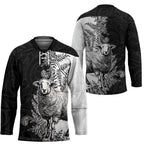 New Zealand Aotearoa Hipi Hockey Jersey Maori Pattern