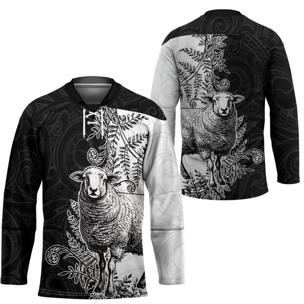 New Zealand Aotearoa Hipi Hockey Jersey Maori Pattern