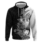 New Zealand Aotearoa Hipi Hoodie Maori Pattern