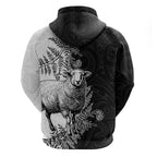 New Zealand Aotearoa Hipi Hoodie Maori Pattern