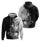 New Zealand Aotearoa Hipi Hoodie Maori Pattern