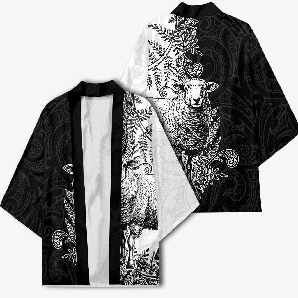 New Zealand Aotearoa Hipi Kimono Maori Pattern