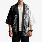 New Zealand Aotearoa Hipi Kimono Maori Pattern