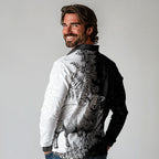 New Zealand Aotearoa Hipi Long Sleeve Polo Shirt Maori Pattern