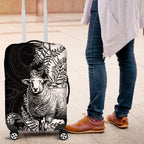 New Zealand Aotearoa Hipi Luggage Cover Maori Pattern