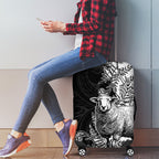 New Zealand Aotearoa Hipi Luggage Cover Maori Pattern