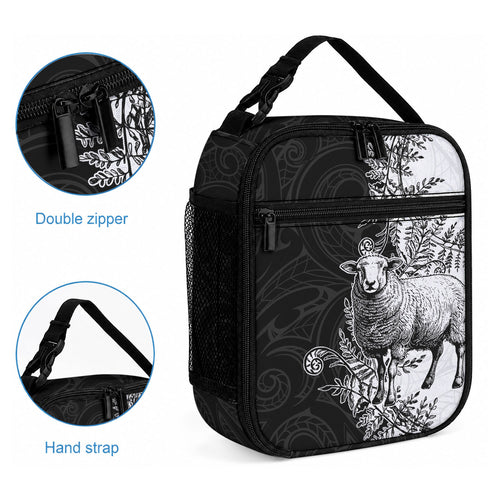 New Zealand Aotearoa Hipi Lunch Bag Maori Pattern