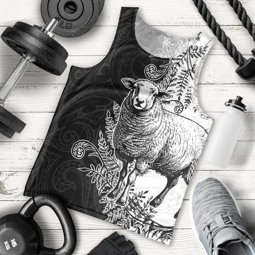New Zealand Aotearoa Hipi Men Tank Top Maori Pattern