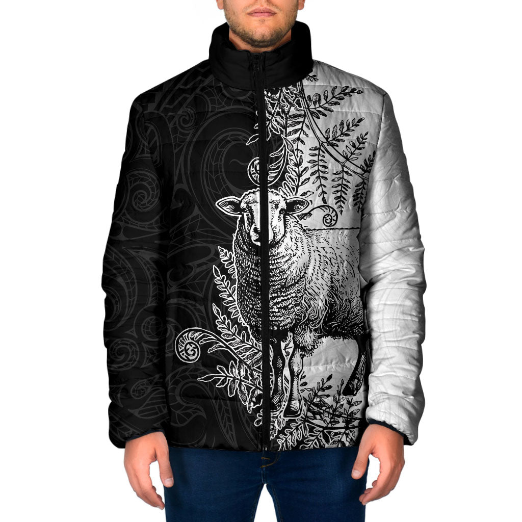 New Zealand Aotearoa Hipi Padded Jacket Maori Pattern
