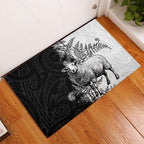 New Zealand Aotearoa Hipi Rubber Doormat Maori Pattern