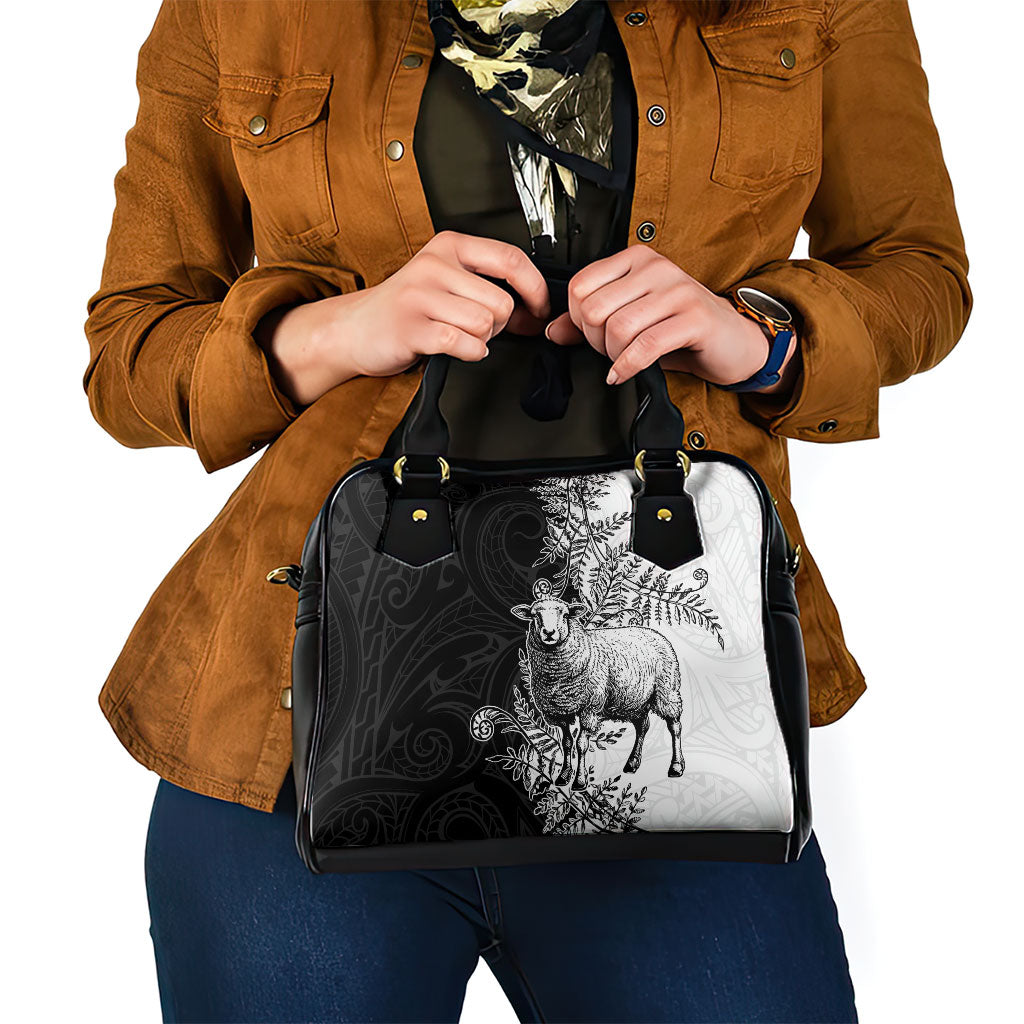 New Zealand Aotearoa Hipi Shoulder Handbag Maori Pattern