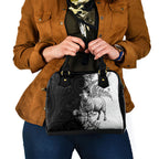 New Zealand Aotearoa Hipi Shoulder Handbag Maori Pattern